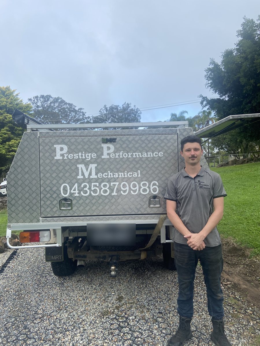 Prestige Performance Mechanical ute and mobile mechanic setup on the Gold Coast